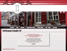 Tablet Screenshot of hotelrestauranthenri4.com